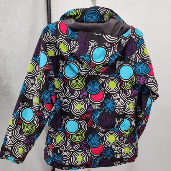 The North Face Girls XL 18 Jacket Multicolor Hooded Polyester Outdoor Coat - Picture 4 of 9